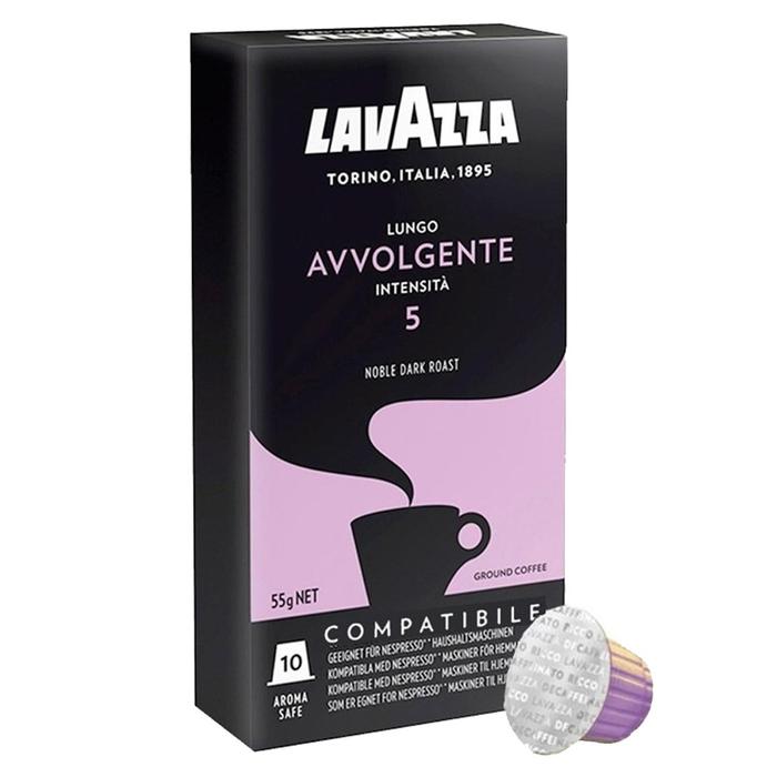 Cafe Lavazza Lungo Avvolgente Caja x10 Capsulas - Intensidad 5